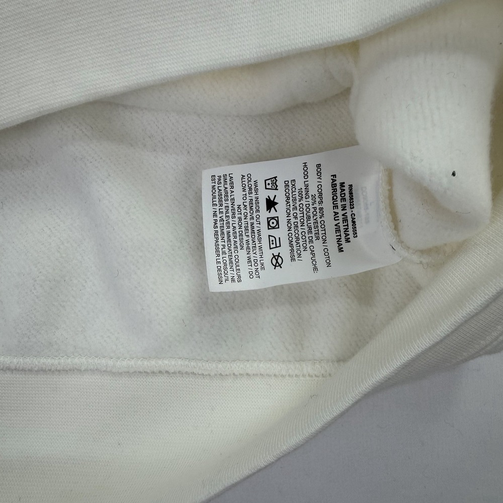 Nike Sportswear Just Do It Hoodie Sweatshirt White Pink Splatter Logo Women's L - Picture 8 of 15
